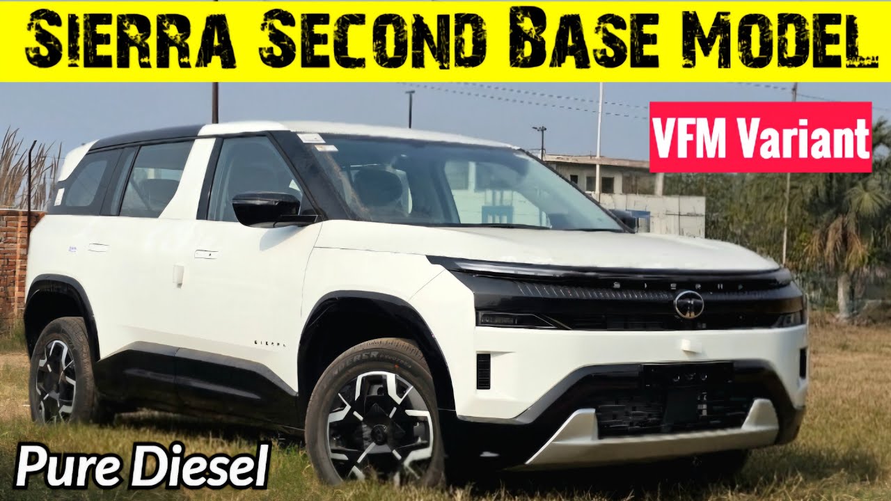 Tata SIERRA Pure Second Base Model Review 🔥 SIERRA VFM Variant 🔥 Sierra Diesel 💪 #sierra #sierrapure