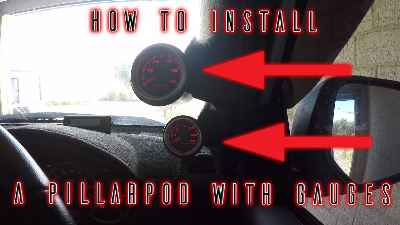 How To Install A SAAS Pillar Pod With Gauges!
