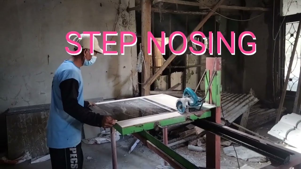 MEMBUAT STEP NOSING GRANIT SENDIRI