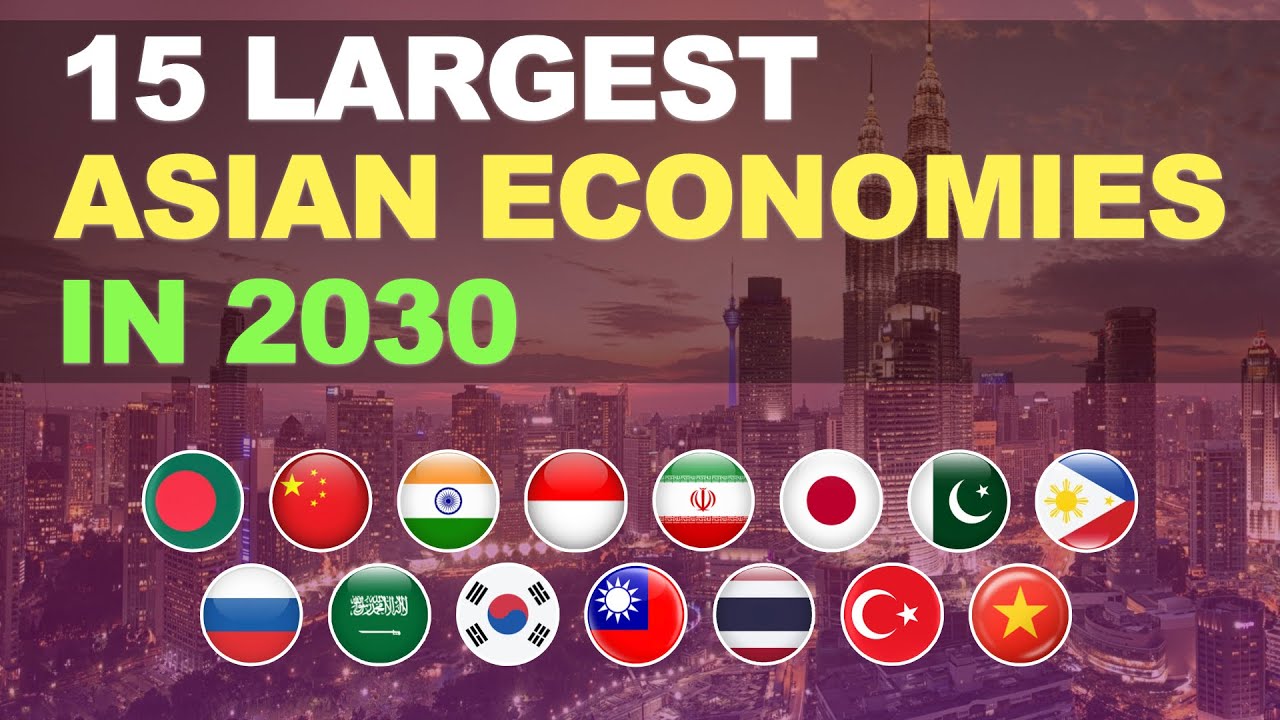 Asian Economies by GDP PPP 2030 | Largest Economies in Asia | Economies 2030 | Facts Nerd