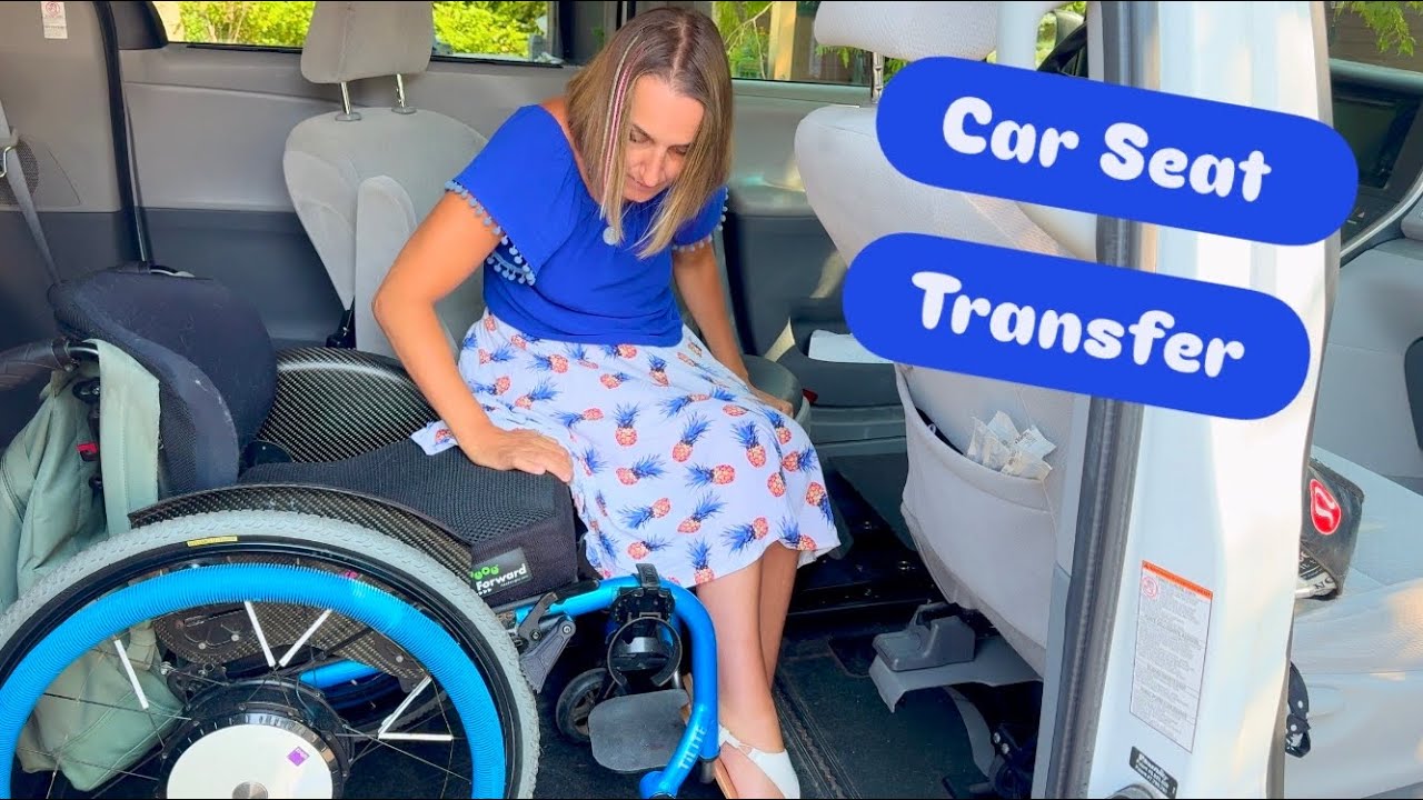 How to Transfer on car seat & Set Myself Up to Drive | Quadriplegic Transfer