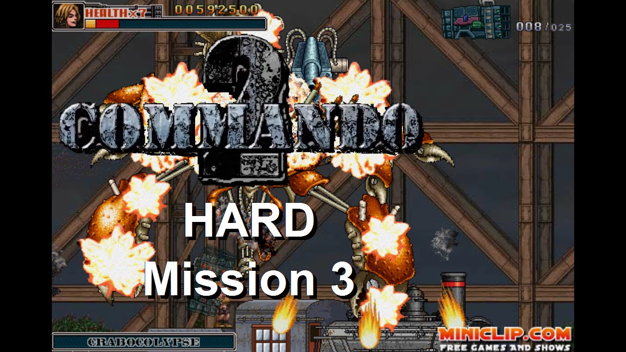 Commando 2 - Hard mode playthrough - Mission 3