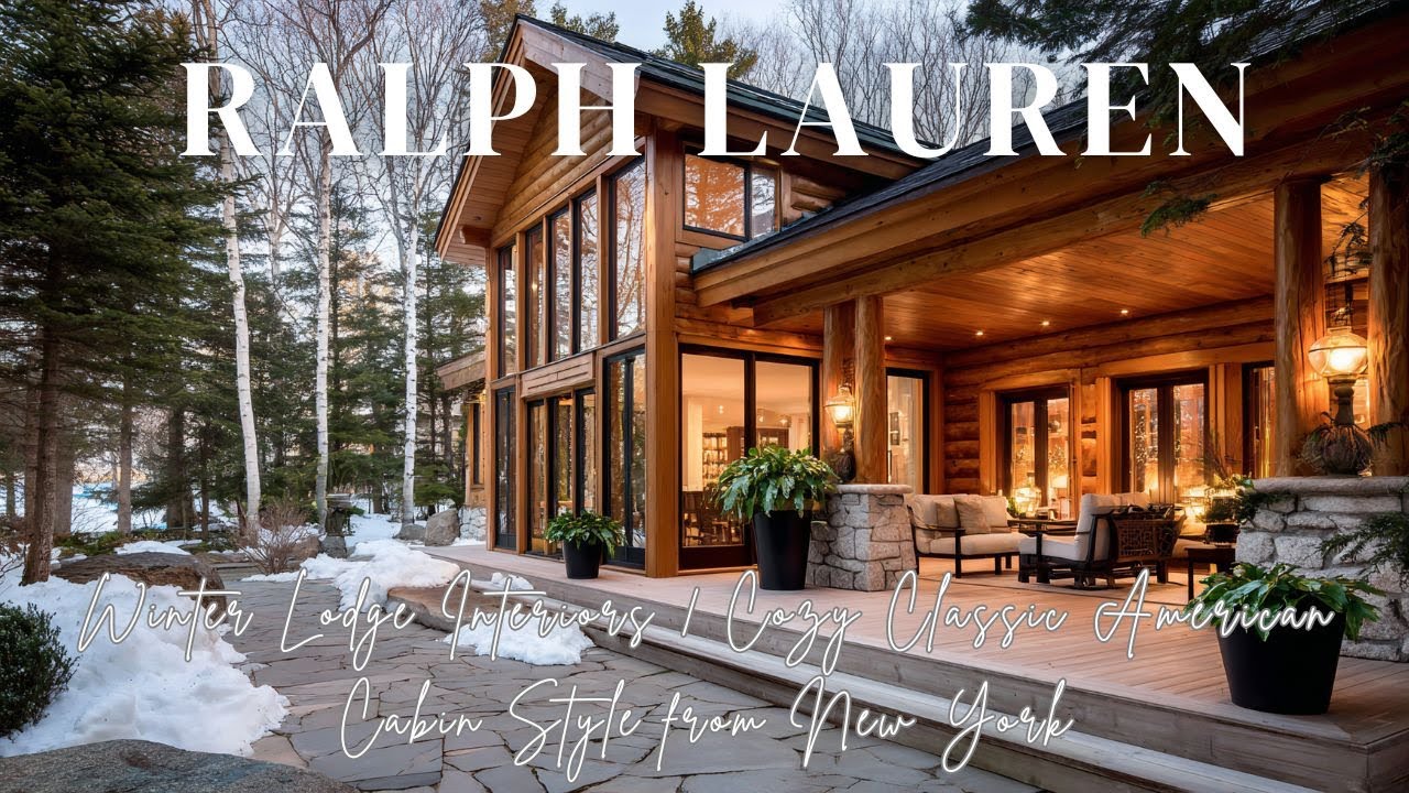 Интерьеры Ralph Lauren Winter Lodge в стиле уютного классического американского домика из Нью-Йорка