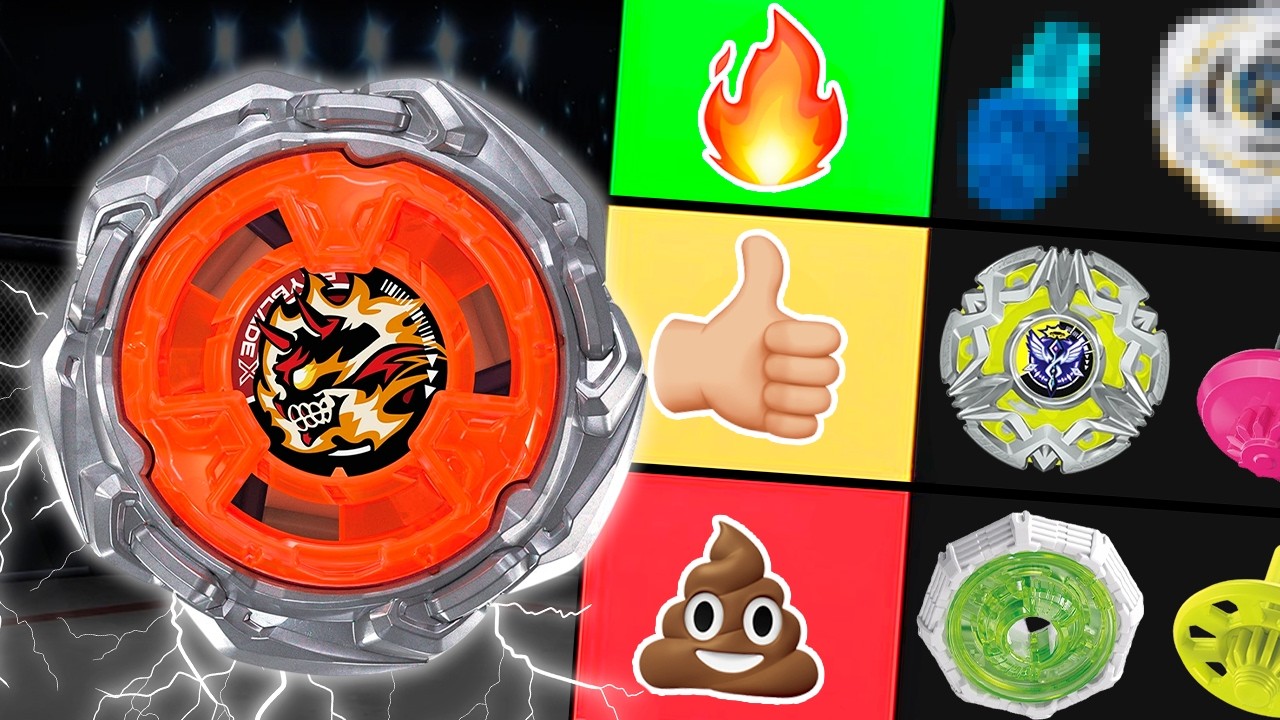 🥇 TIER LIST DEFINITIVA DE BEYBLADE X COMPETITIVO 🔥 MEJORES BITS, RATCHETS y BLADES | Agosto 2026