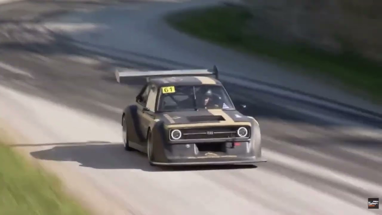 600hp Escort on a Hillclimb