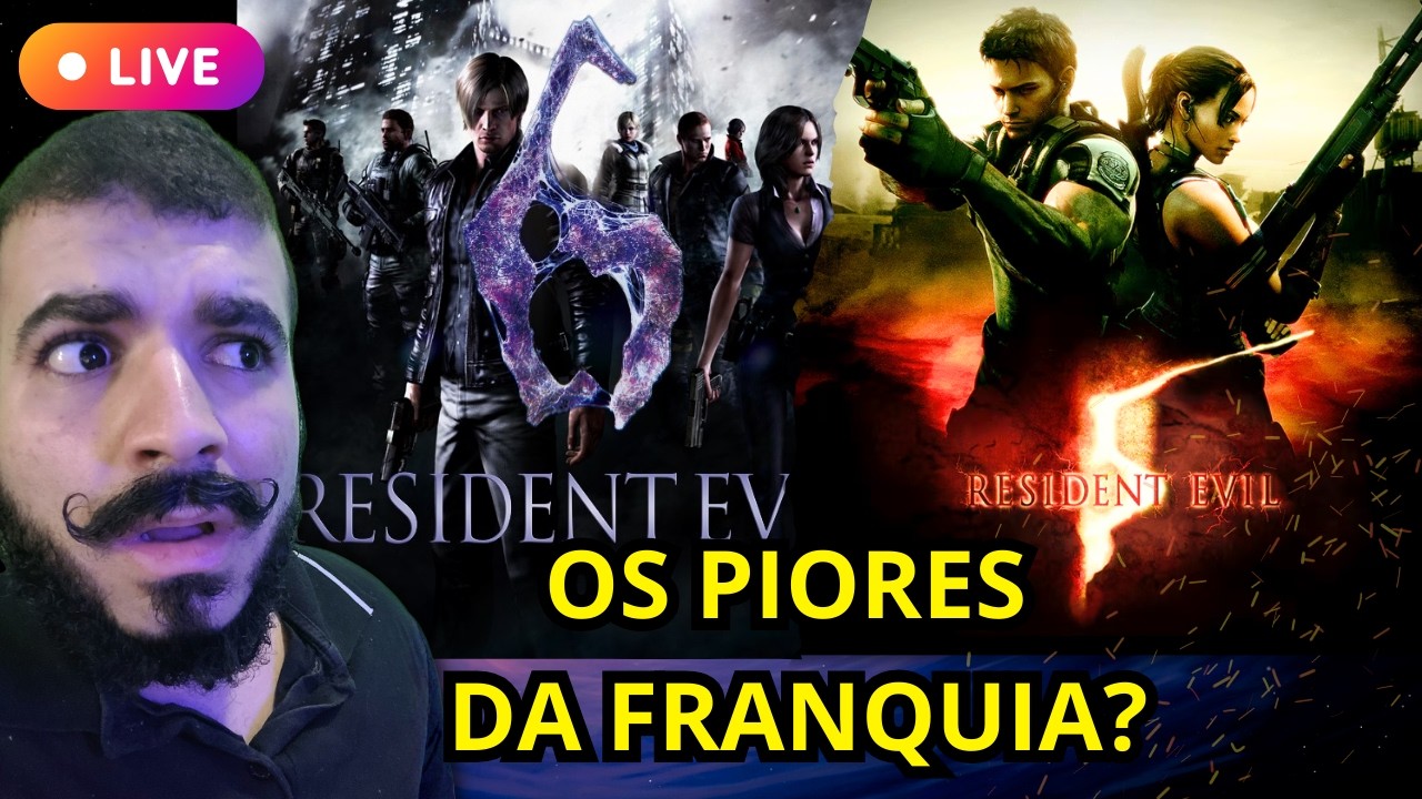 Os PIORES? Resident 5 e 6, os malditos - GAMEPLAY COOP
