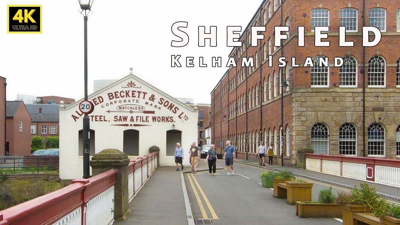 🇬🇧 A walk on Kelham Island Sheffield with vibrant pubs, bars, cafes and restaurants.