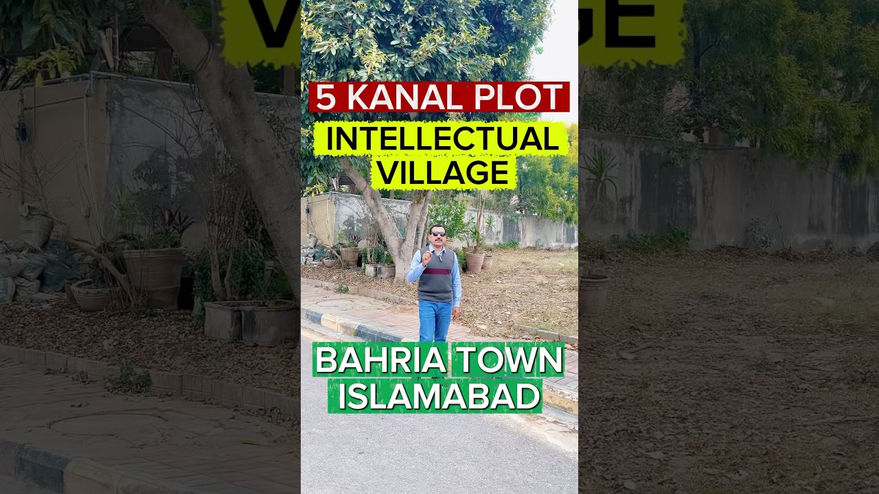 5 Kanal Plot for Sale | Intellectual Village | Bahria Town Islamabad | Prime Investment 