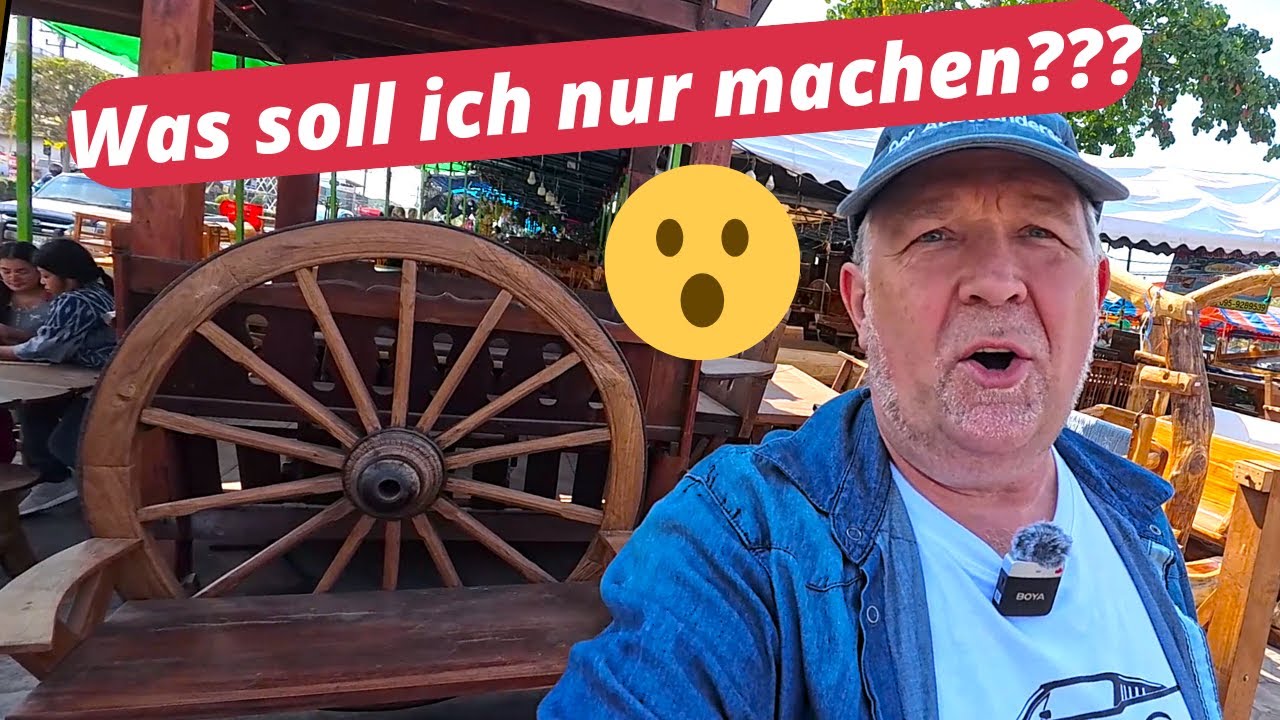 Ich schwöre, ich gehe nie wieder auf einen Holzmarkt.Sowas bringt mich um den Schlaf.