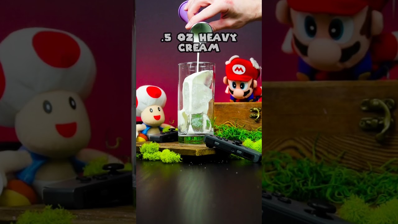 Power Up Soda (Mocktail Inspired by Super Mario [non-alcoholic])