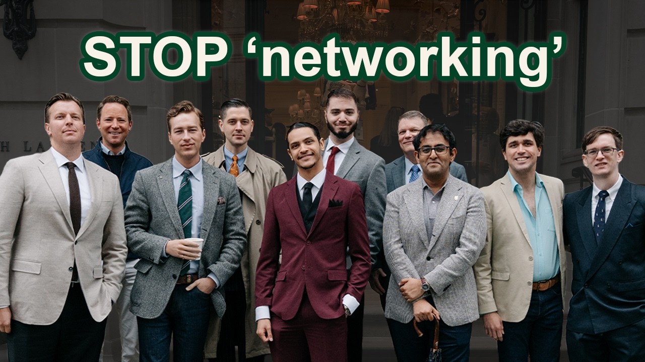 How to be a well-connected gentleman in 2026