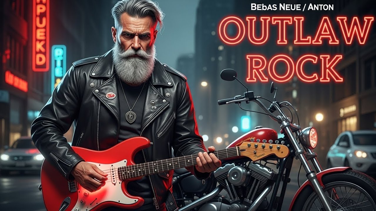 Empty Streets, Heavy Rock | Outlaw Night Ride #darkrock #bikerrock #nightdrive