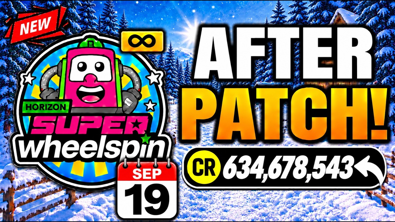 *AFTER PATCH* SEP 19✅ Super Wheelspins Farm Glitch! Credits Farm Glitch fh6/FH6 Glitches SOLO AFK!