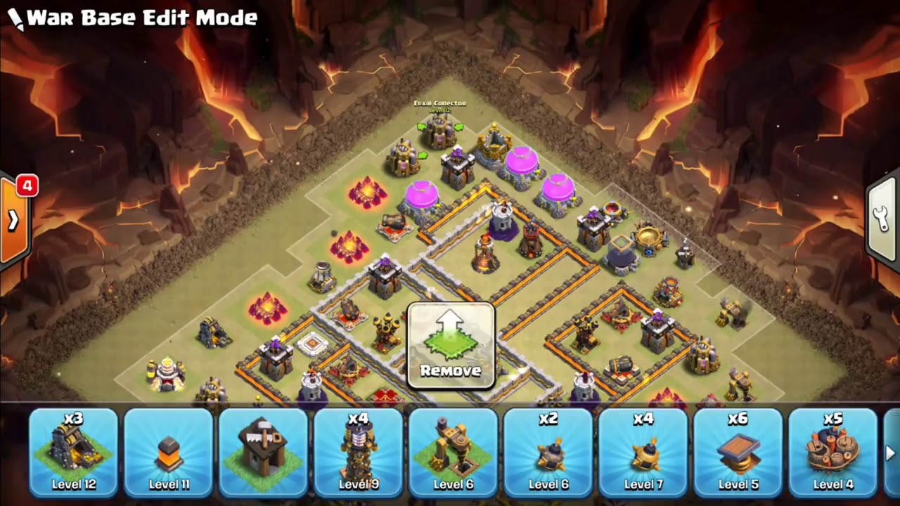 NEW TH11 WAR BASE 2018 Anti 3 Star With Replay Anti Queen Walk BoWitch Anti Everything PROOF! 3