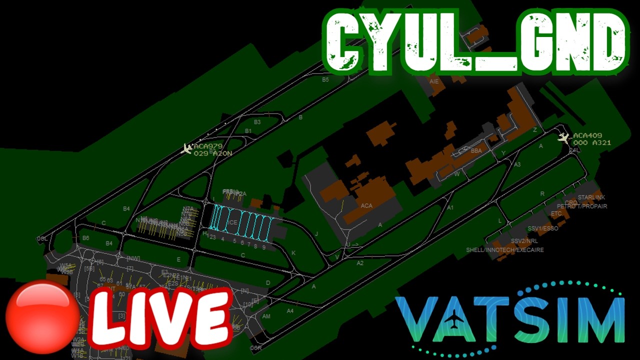 CYUL GROUND  | Montreal Wednesdays Event | High Realism VATSIM ATC | MSFS | #80 [EN/FR]