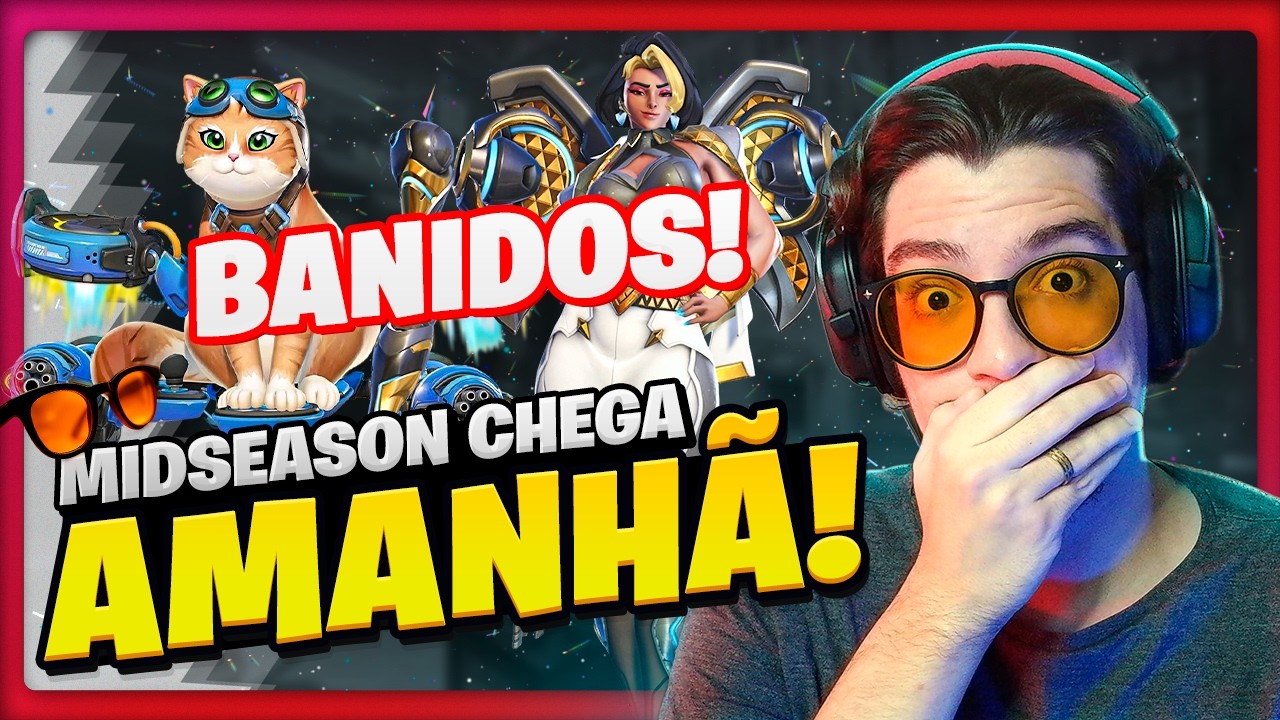 Expectativas MidSeason, Banimentos dos Heróis Novos, 6x6 melhor ou pior que 5x5 e Gameplay Depois!