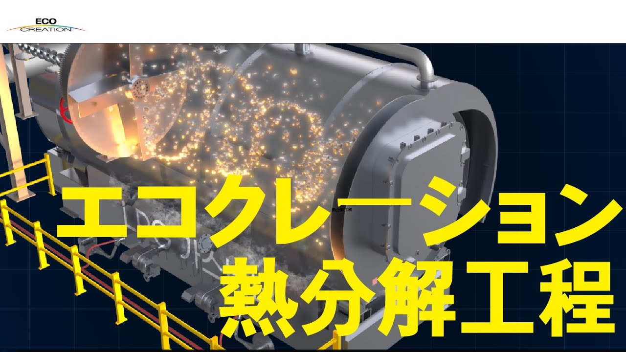 エコクレーション熱分解工程
