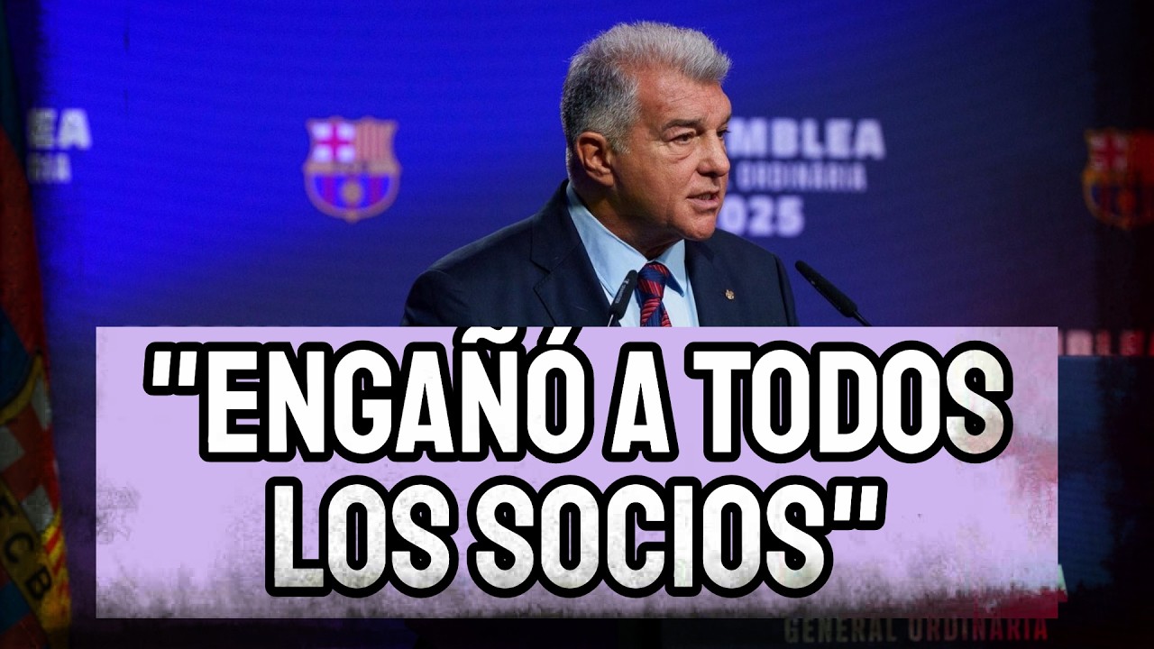 DURÍSIMO ATAQUE A JOAN LAPORTA: 