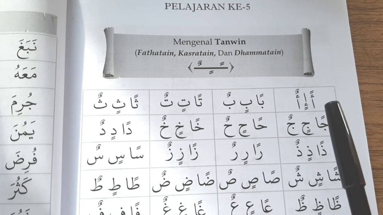 5. Belajar Baca Al Quran - Mengenal Tanwin (Fathatain, Kasratain, Dan Dhammatain) 5/14 Full HD