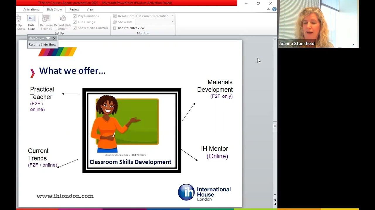 Teacher Training Webinar 2022