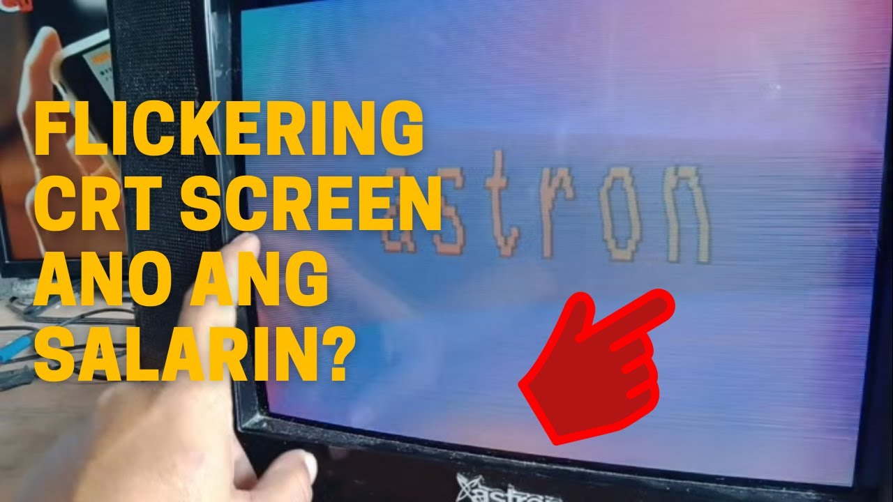 FLICKERING SCREEN INTERFERENCE IN CRT TV PAANO AYUSIN