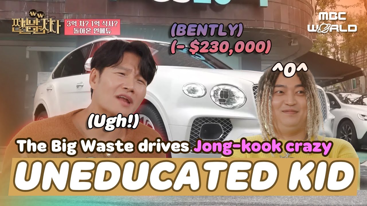 [C.C.] Someone get Jong-kook his meds… The Waste King is back! 😂 #uneducatedkid #kimjongkook