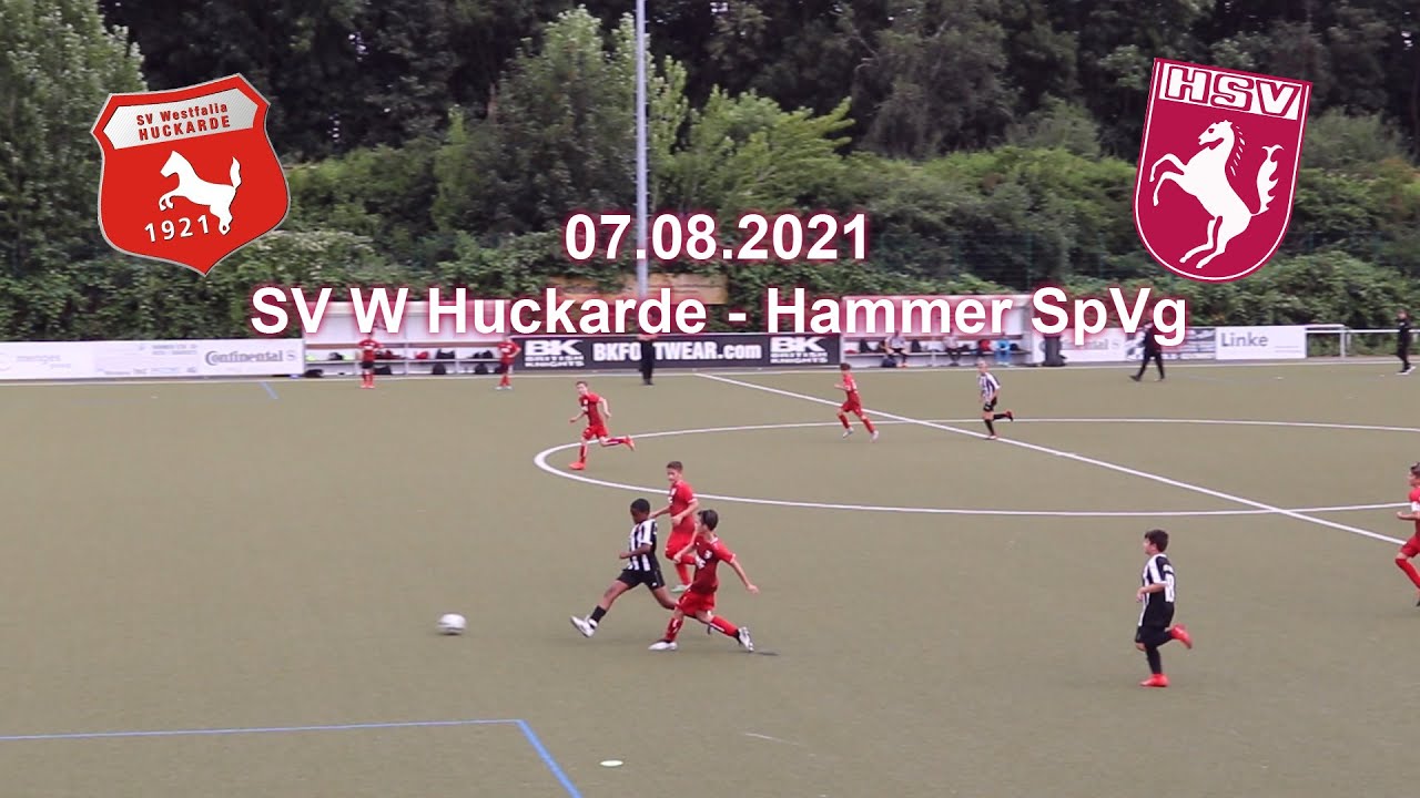 SV Westfalia Huckarde D1 vs. Hammer SpVg D1  --  Freundschaftsspiel  --  07.08.2021