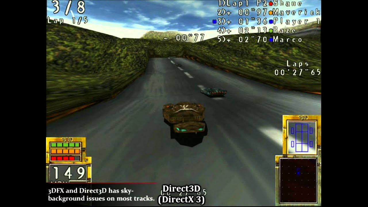 3D Acceleration Comparison Ep7: POD - 3DFX/PowerVR/ATI RAGE/S3 Virge/Direct3D/DirectDraw software