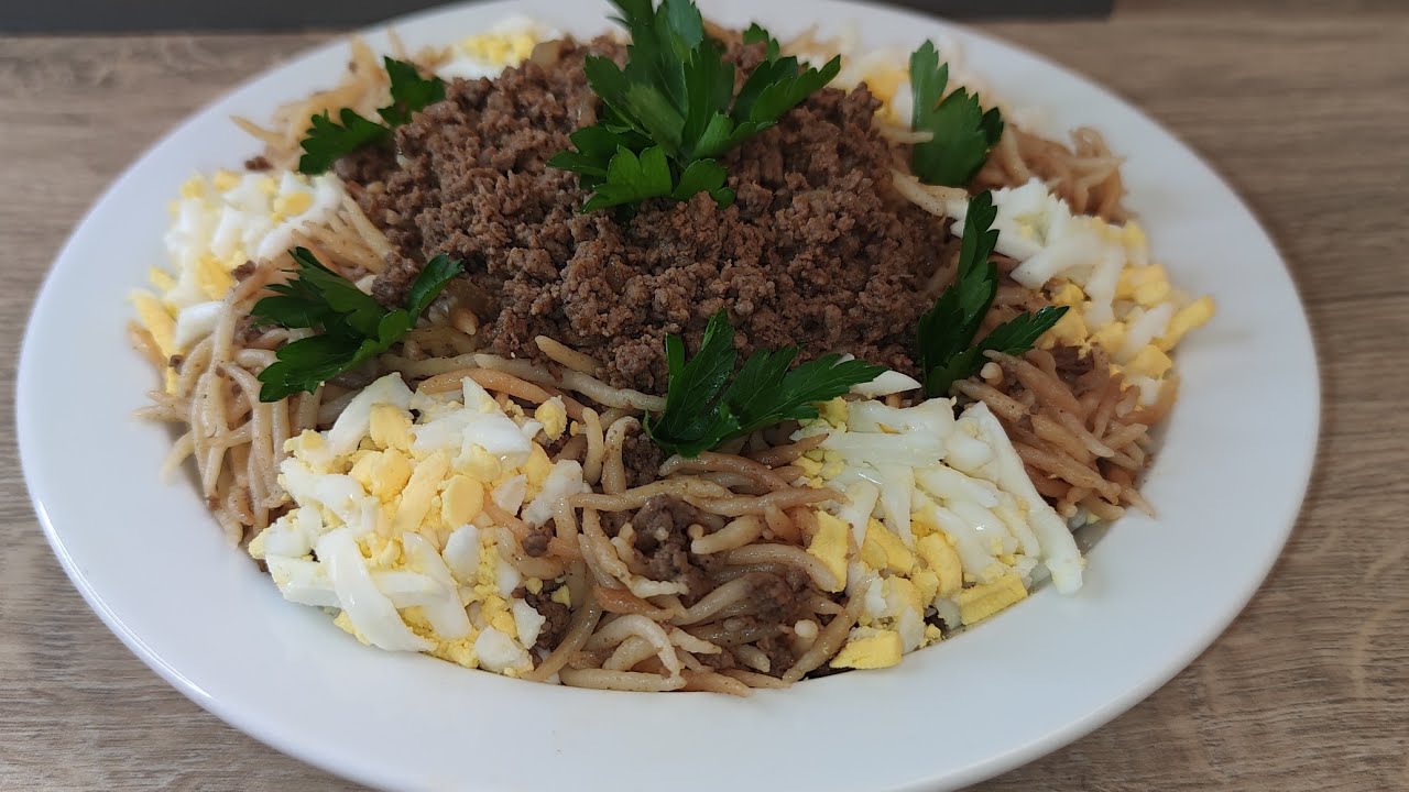 مقارون لعمى طبق تقليدي جزائري🇩🇿  Maqaroun laama un plat traditionnel algérien