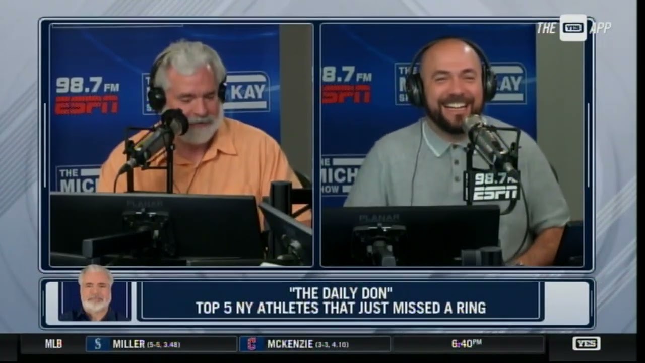 The Daily Don Top 5 NY Athletes Without a Ring  - The Michael Kay Show TMKS June 18 2024