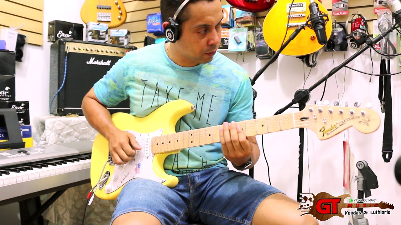 Review Guitarra Fender Yngwie Malmsteen, Dire Straits - Sultans of Swing - GT Music Stúdio (Cover)