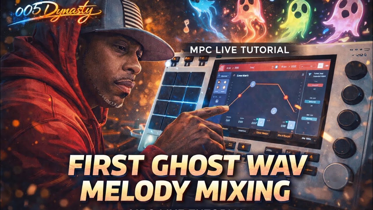 First Ghost Wav Melody Mixing Tutorial (MPC Live Mk1) (Ghost Wav)
