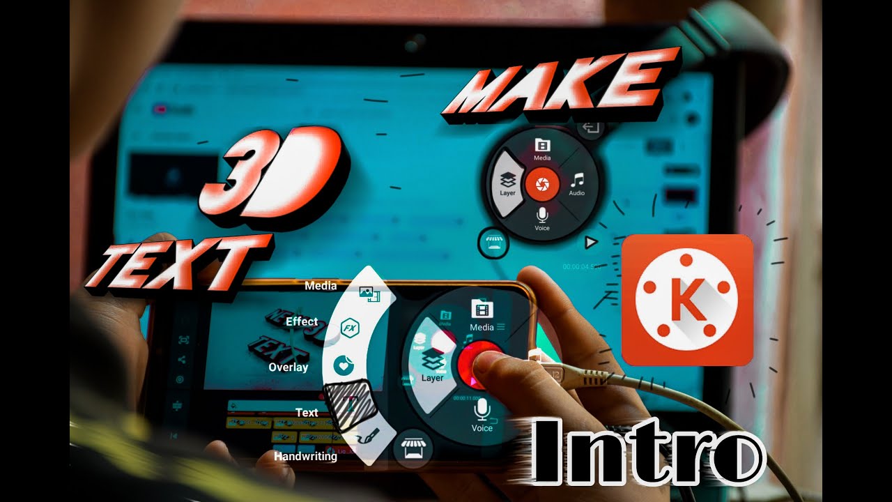 #ntspicture #kinemaster How to Make 3d Text Intro for Youtube