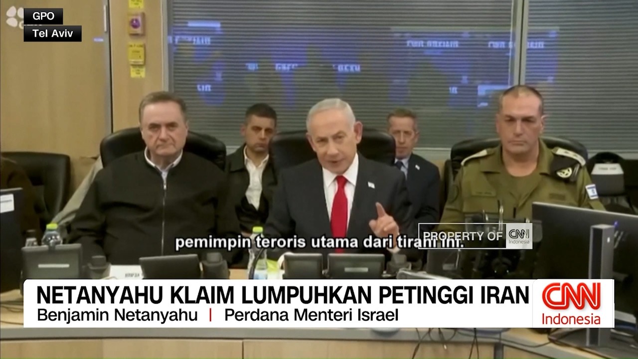 Netanyahu Klaim Lumpuhkan Petinggi Iran