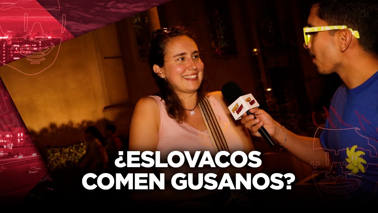 EN ESLOVAQUIA ES NORMAL COMER GUSANOS (?)