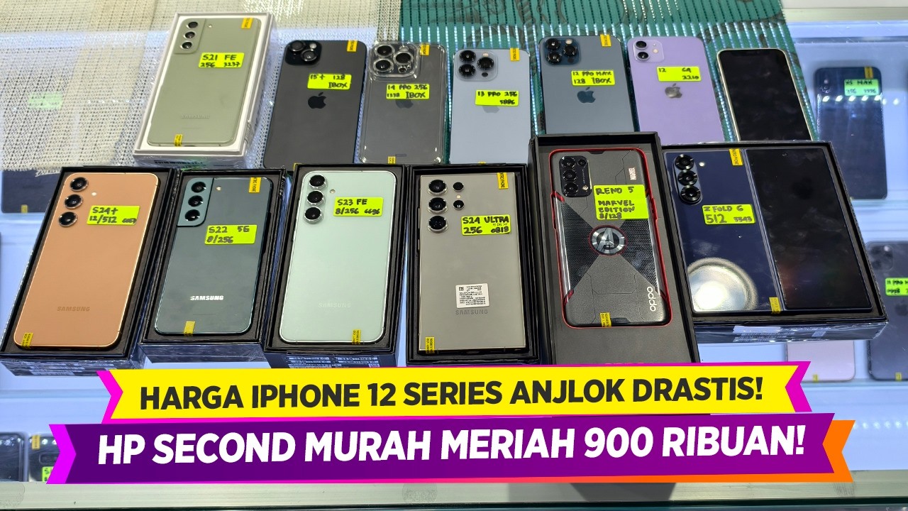 Cek Pasar Offline! Google Pixel 1 Jutaan, iPhone 12 Turun Harga, HP Gaming 1 Jutaan! #MarZoom 325