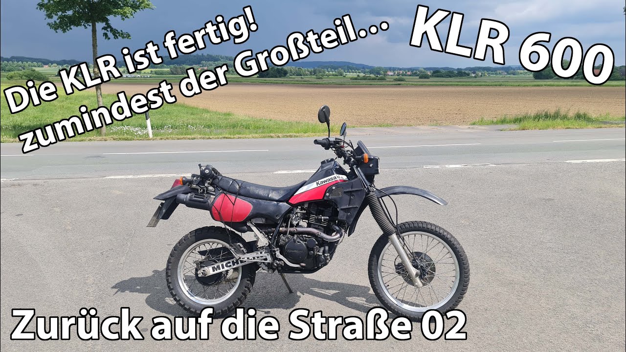 Die Erste Fahrt mit der KLR!│Kawasaki KLR 600 Part 6│Zurück auf die straße 02