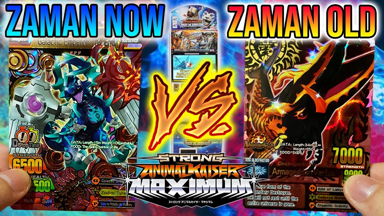 ZAMAN NOW VS JADUL!!! GALACTIC EMPEROR THE END VS ARMAGEDDON VERTUS! - Animal Kaiser Versus #8