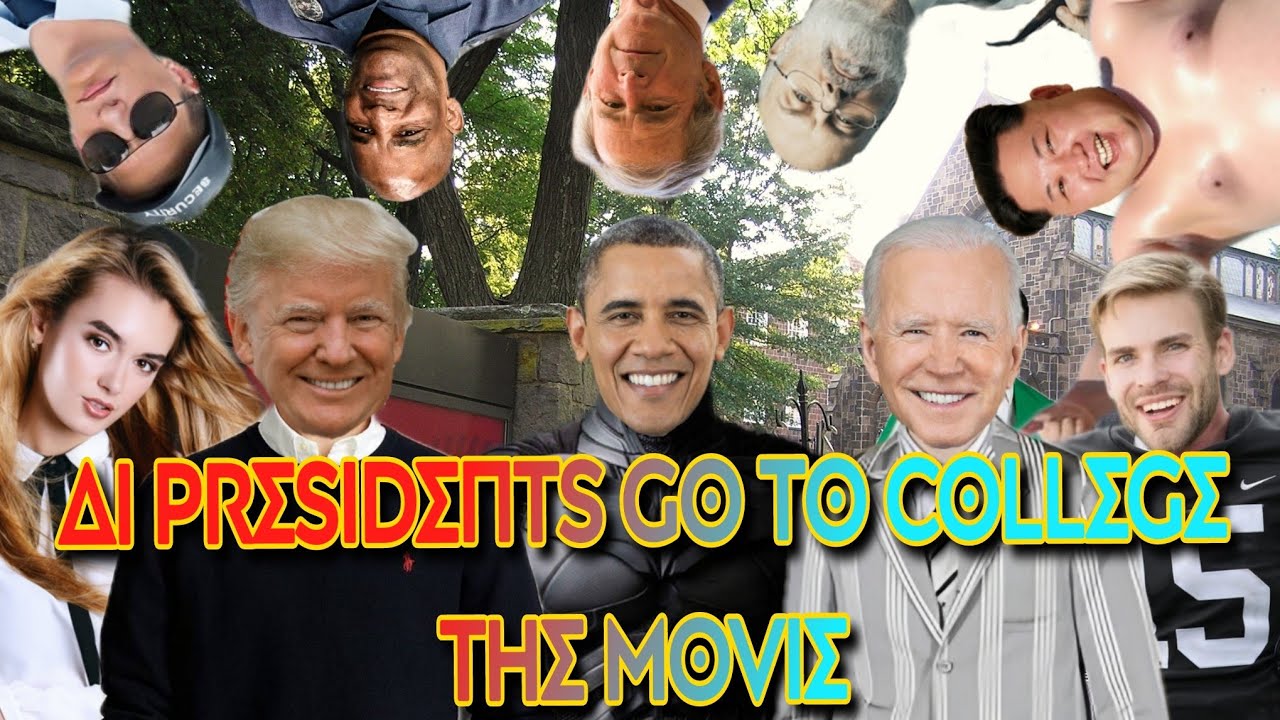 AI Presidents Go to College: The Movie