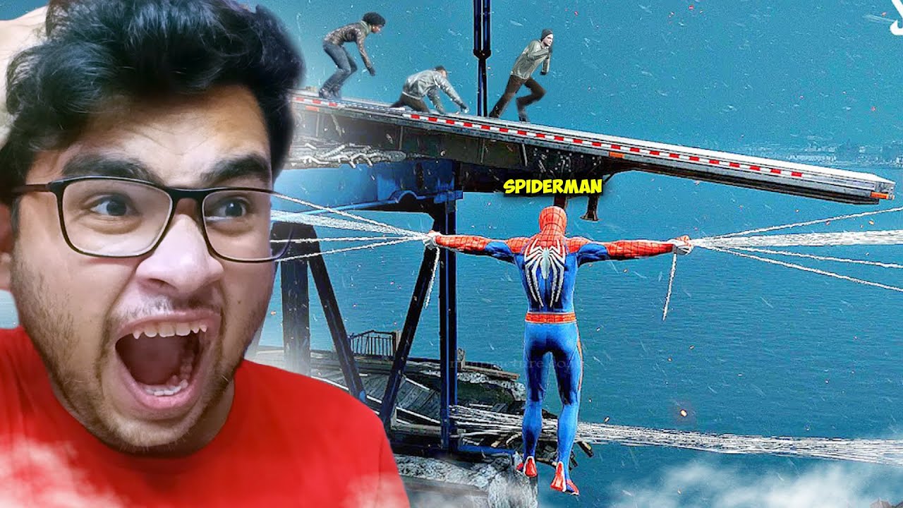 EPIC BRIDGE FIGHT IN  SPIDER-MAN: MILES MORALES #2 || Professor Of Pc Gaming