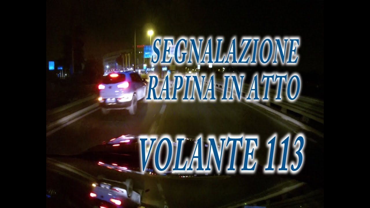 Rapina a mano armata in una enoteca #VOLANTE113