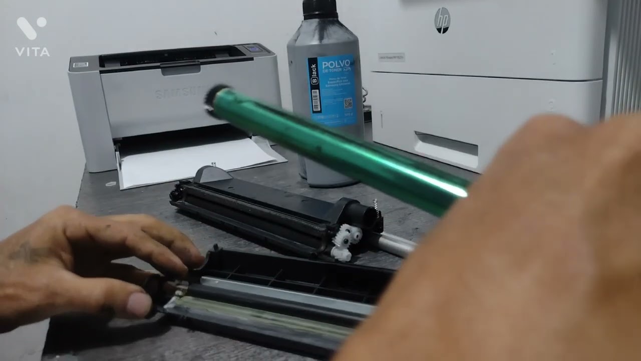 como recargar cartucho de Samsung M2020W
