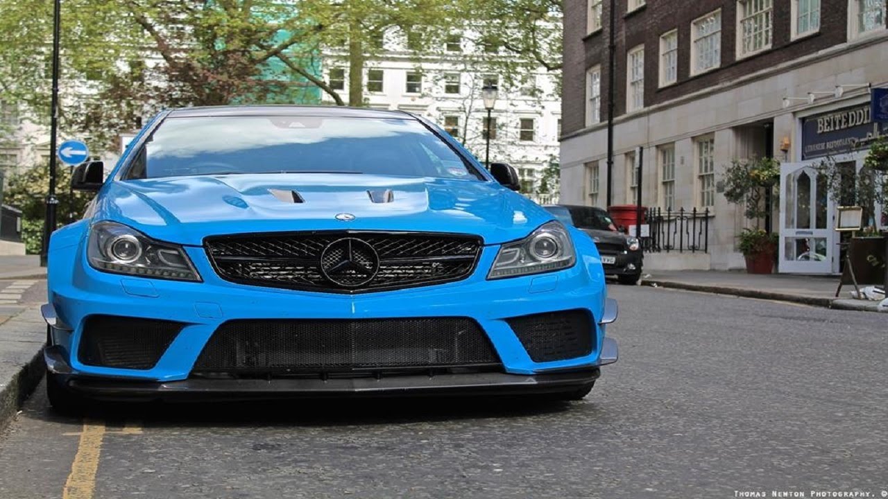 iPE Mercedes C63 Black Series LOUD SOUNDS!