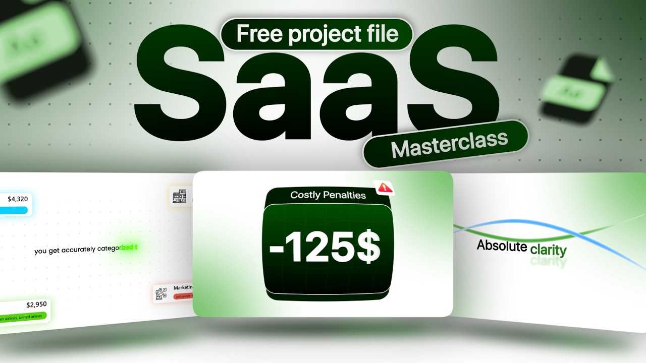 Minimalist SaaS Motion Graphics Masterclass in After Effects | Free Project File