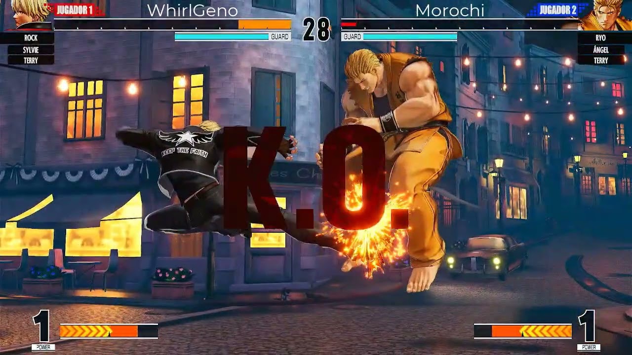 KOF XV WhirlGeno VS Morochi