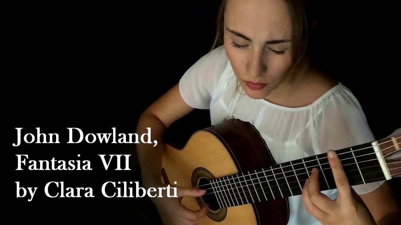 John Dowland – Fantasia VII (P.7) | Classical Guitar Performance by Clara Ciliberti