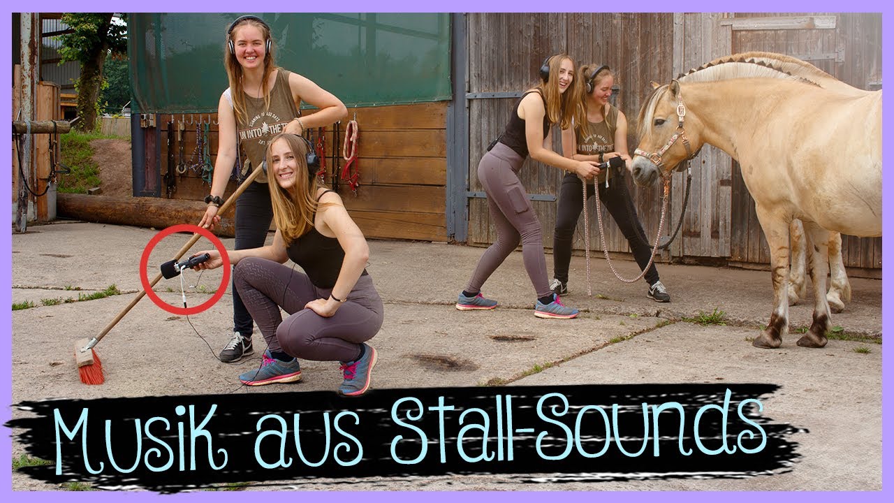 🎵 Eigener Song aus Reitstall-Sounds 😲 Wie klingt Musik aus dem Ponyhof? 🤪 // Blondis auf Fjordis