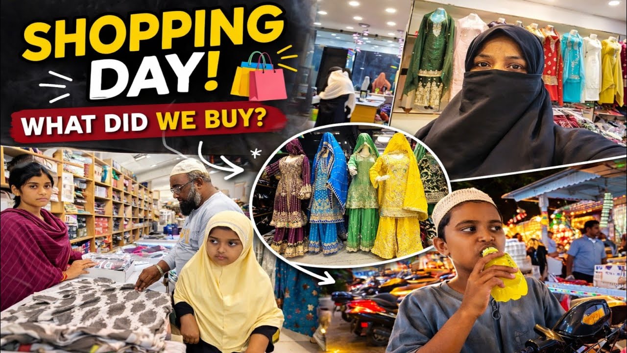 💫🛍️ ರಂಜಾನ್ ಹಬ್ಬದ 2ನೇ ದಿನ ಶಾಪಿಂಗ್ ! ಜಾರಾ ಏನೆಲ್ಲ ಖರೀದಿ ಮಾಡಿದಳು ನೋಡಿ | Ramzan Shopping Vlog 😍
