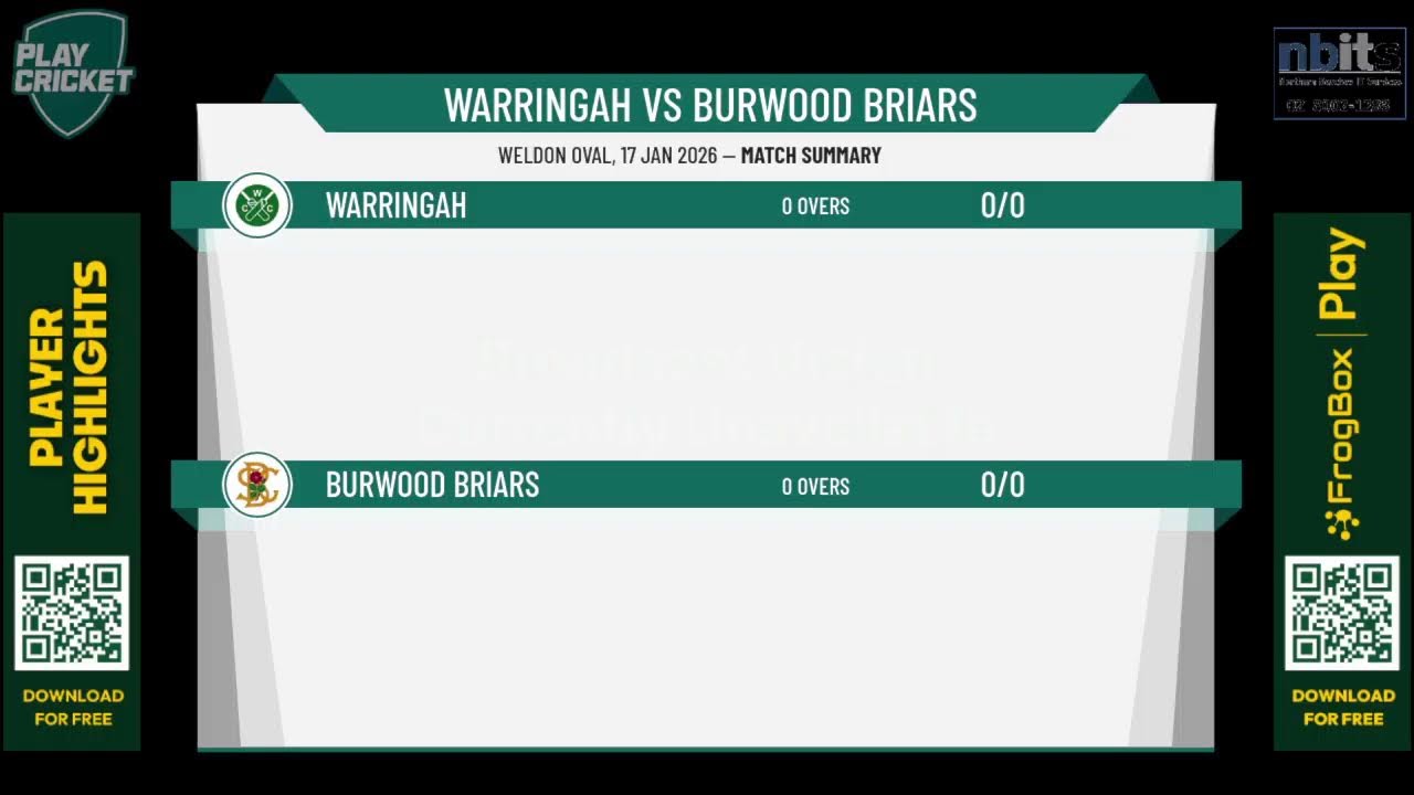 Warringah v Burwood Briars