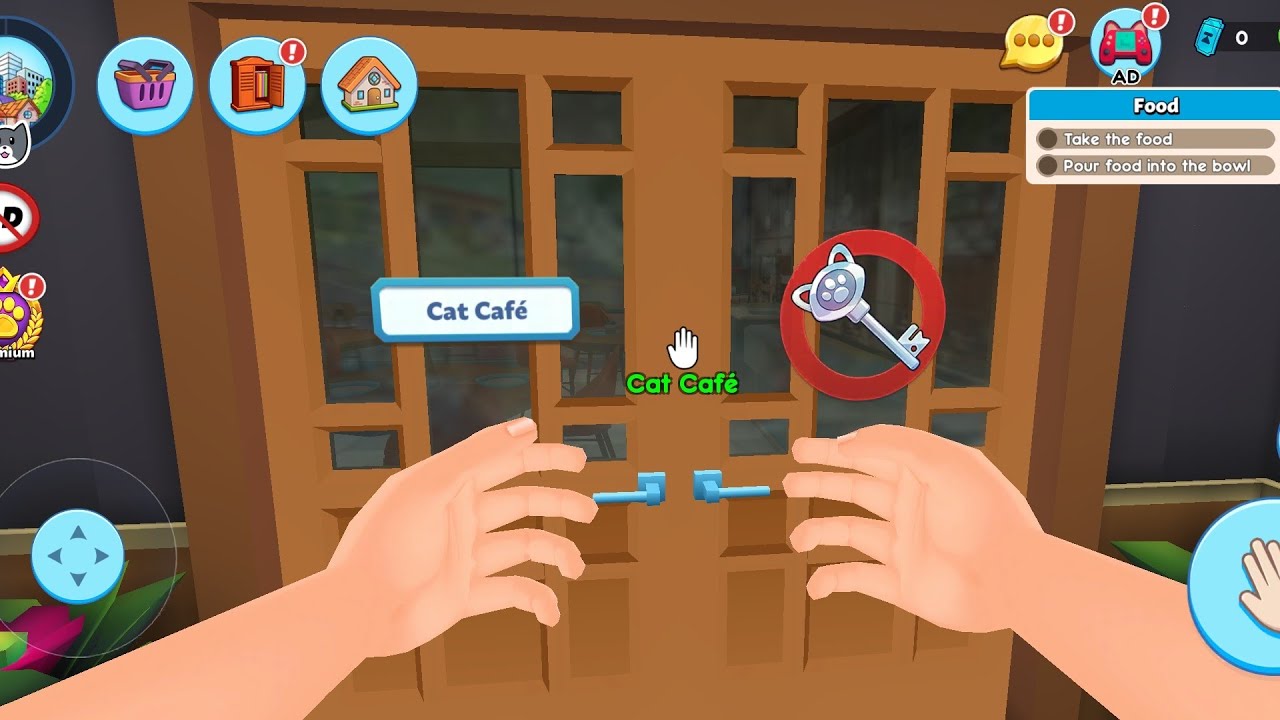 My Pet Stray Cat Simulator - Key On The Bedroom Or Music Room - Gameplay